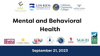 Fall 2023 Advisory: Mental and Behavioral Health Occupations
