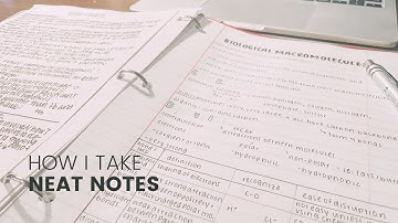 HOW TO TAKE NEAT (and effective) NOTES ✎ notetaking tutorial & tips!