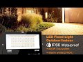 MELPO RGB Flood Light Review – 800W Equivalent Smart Outdoor Lighting (4-Pack)