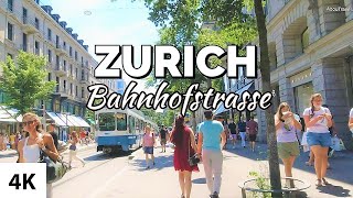 ZURICH CITY SWITZERLAND  Bahnhofstrasse