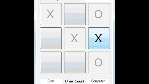 (Part 4) Visual Studio Winform Tic Tac Toe Tutorial with AI (Artificial Intelligence)