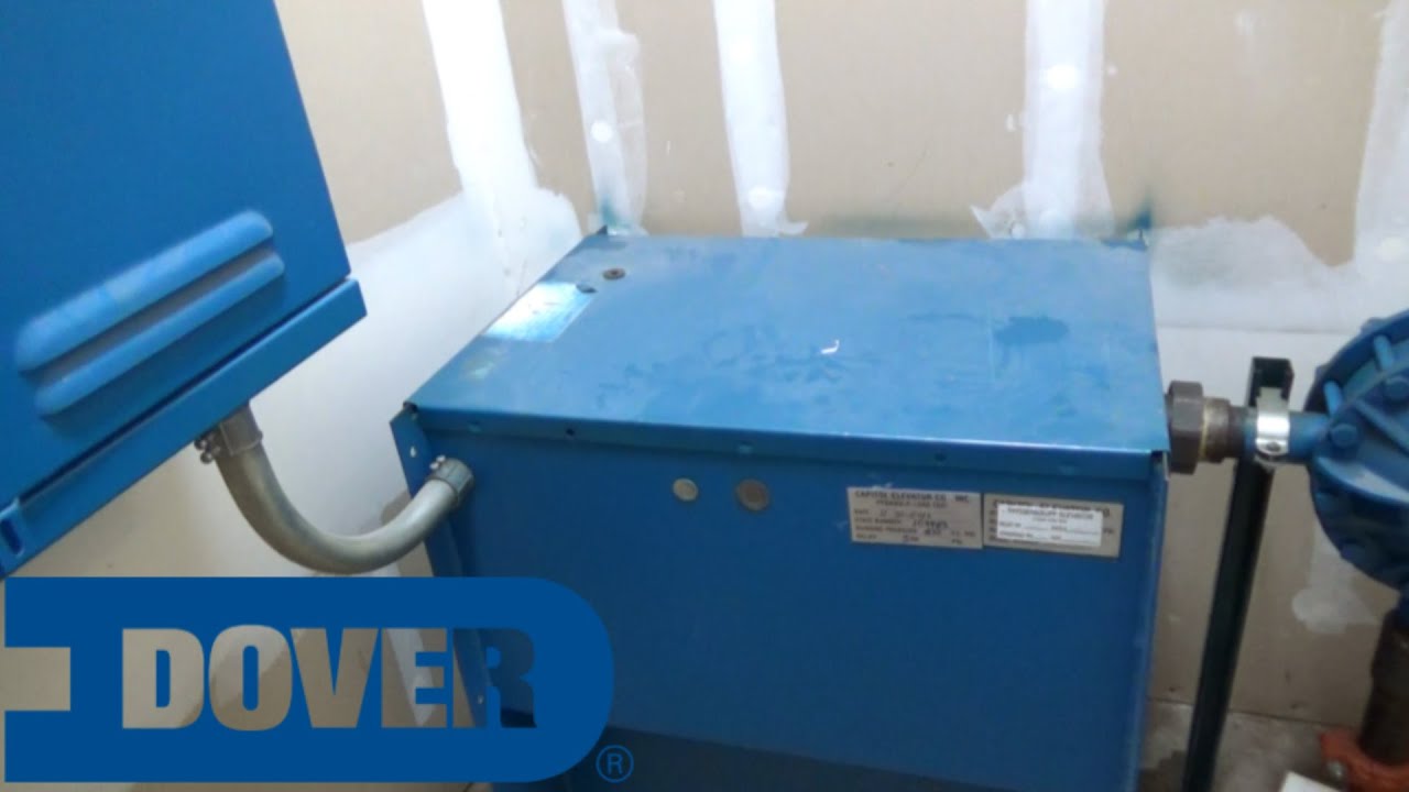 1978 Dover Impulse Hydraulic Elevator Machine Room Tour YouTube