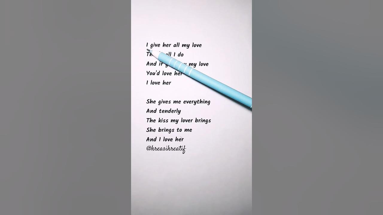And I Love Her – The Beatles | Pure Love in Every Word 💖 And I Love Her – The Beatles | Pure Love in Every Word 💖