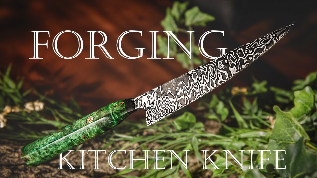 Knife Making a Damascus Kitchen knife YouTube