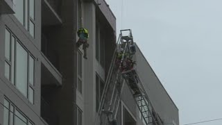 Special rescue for two people trapped outside Sacramento building