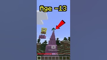 Minecraft: Traps At Different Ages (Worlds Smallest Violin) 🤔 #shorts