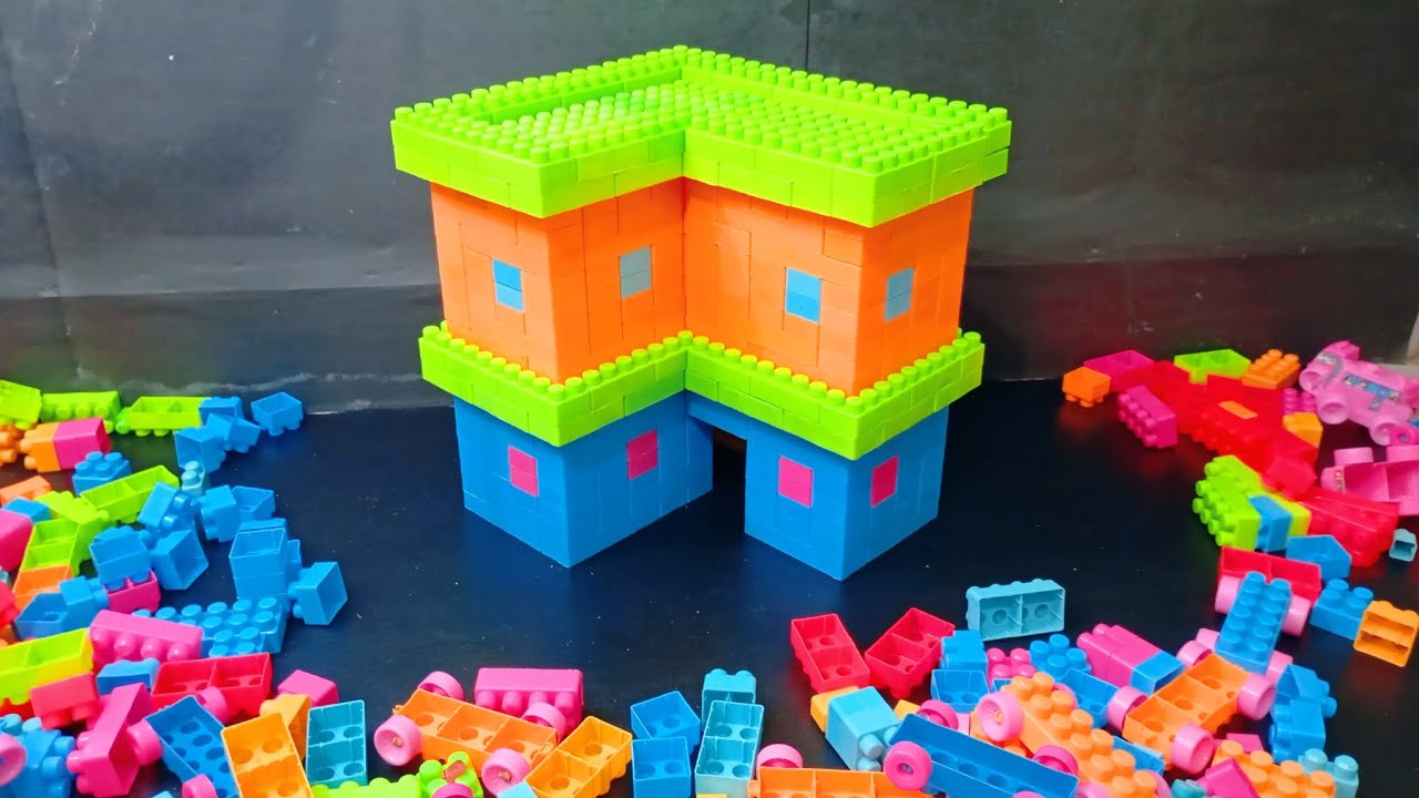 Satisfying DIY LEGO House Build | LEGO Building Blocks Tutorial | 