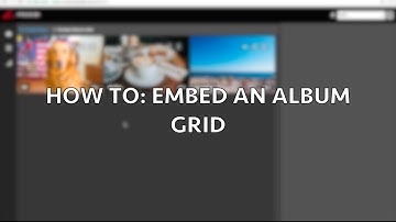 How to: Embed an albums grid with Prodibi?