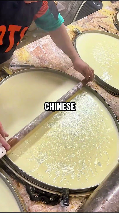 Traditional Tofu Skin Crafting 🍜✨