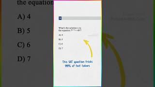 This SAT question TRICKS 99% of test takers..