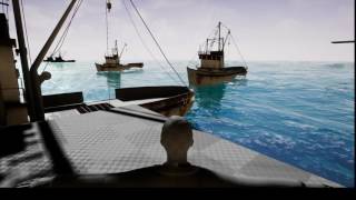 Unreal Engine 4 Fft Water Test Buoyancy, Windy Weather And Fog