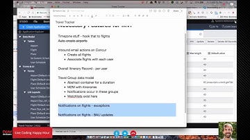 Live Coding Happy Hour for 2017-06-02 - Getting Travel Tracker to MVP