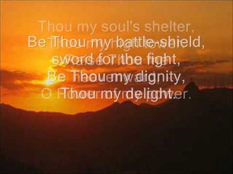 Be thou my vision   with lyrics