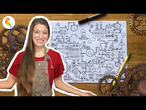 Let&rsquo;s Draw Steampunk Machines!💡Easy Tutorial