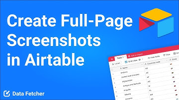 How to Create Full Page Screenshots in Airtable using Urlbox