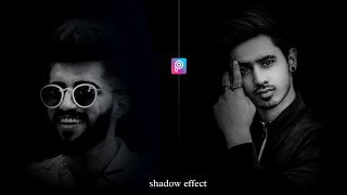 Black & White shadow effect photo edit | b&w glowing effect tutorial | picsart photo editing | b&w screenshot 5