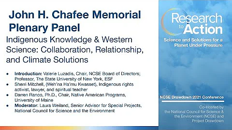 Indigenous Knowledge & Western Science: Collaboration, Relationship, and Climate Solutions