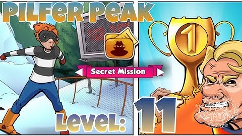 Robbery Bob 2: Secret Mission Level 11 (Pilfer Peak) 2021