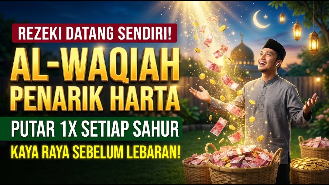 LELAP TERLELAP! Lantunan Malam Al Waqiah Undang Rezeki Tak Disangka Ramadhan