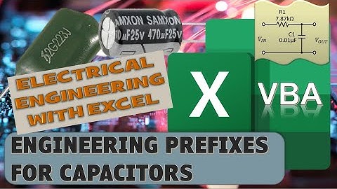 Engineering Prefixes for Capacitors