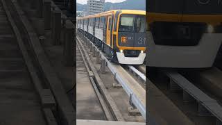 【アストラムライン】VVVF制御7000系31編成　古市駅到着