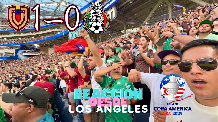 VENEZUELA vs MEXICO (1-0) Reacción al Partido desde Sofi Stadium | Copa América USA 2024
