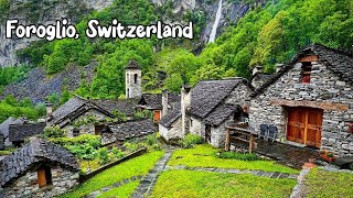 Foroglio, Switzerland 4K - The most beautiful Swiss villages - A real Fairytale Village