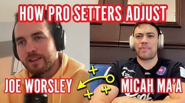 Sets Education: How Professional Setters Make Adjustments