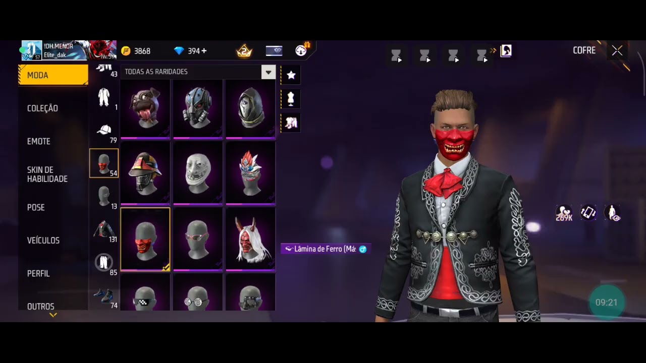 Mostra meus intes da minha conta