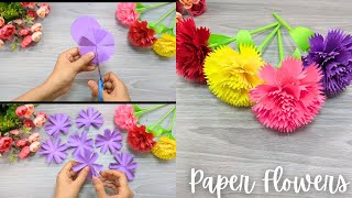 How to make paper flowers # paper crafts