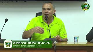 Thumbnail do vídeo Audiência Pública - Comissão de Assuntos Sociais - Saúde