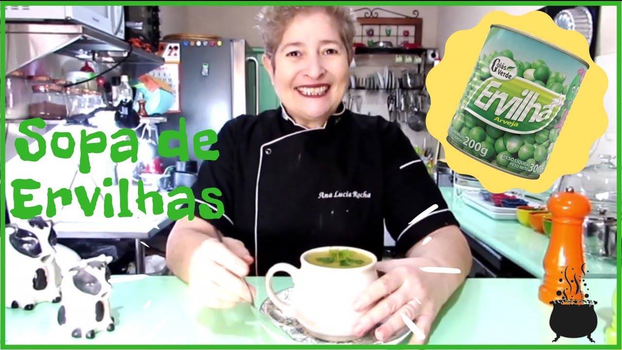 🔥 SOPA OU CALDO DE ERVILHAS FEITO COM ERVILHA DE LATINHA /  MUITO FÁCIL E RÁPIDO  /  ERVILHA EM LATA