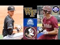 8 wake forest vs 5 florida state highlights semifinal  2024 college baseball highlights