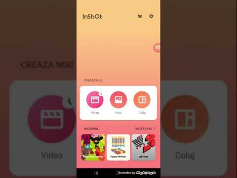 Tutorial cum sa folositi Inshot.Aplicatie de edit.Sper sa va placa