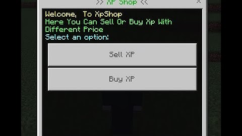 XpShop | PocketMine-MP 5.0.0 Plugins [Free Download]