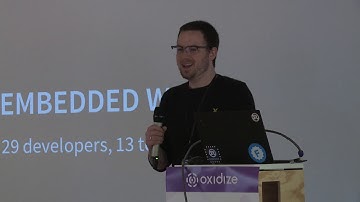 OxidizeConf: James Munns - Oxidize Conference Opening Address