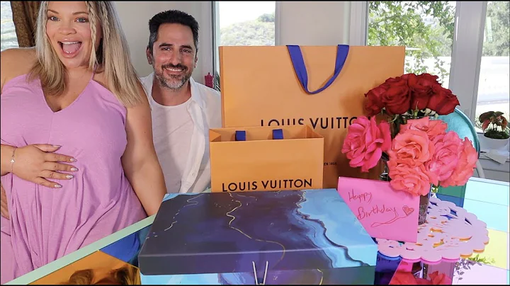 Husband SURPRISES ME with LOUIS VUITTON for my Bir...