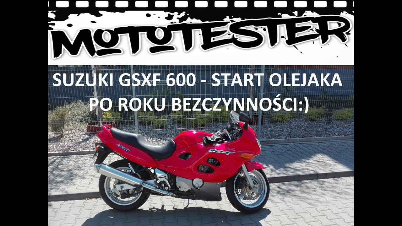 Suzuki Gsx 600F - Start Po Roku Bezczynności... - Youtube
