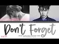 [RICHIESTA] CRUSH (크러쉬) – “Don’t Forget (잊어버리지마)” feat TAEYEON (태연) [Color Coded Han_Rom_Sub Ita_가사]