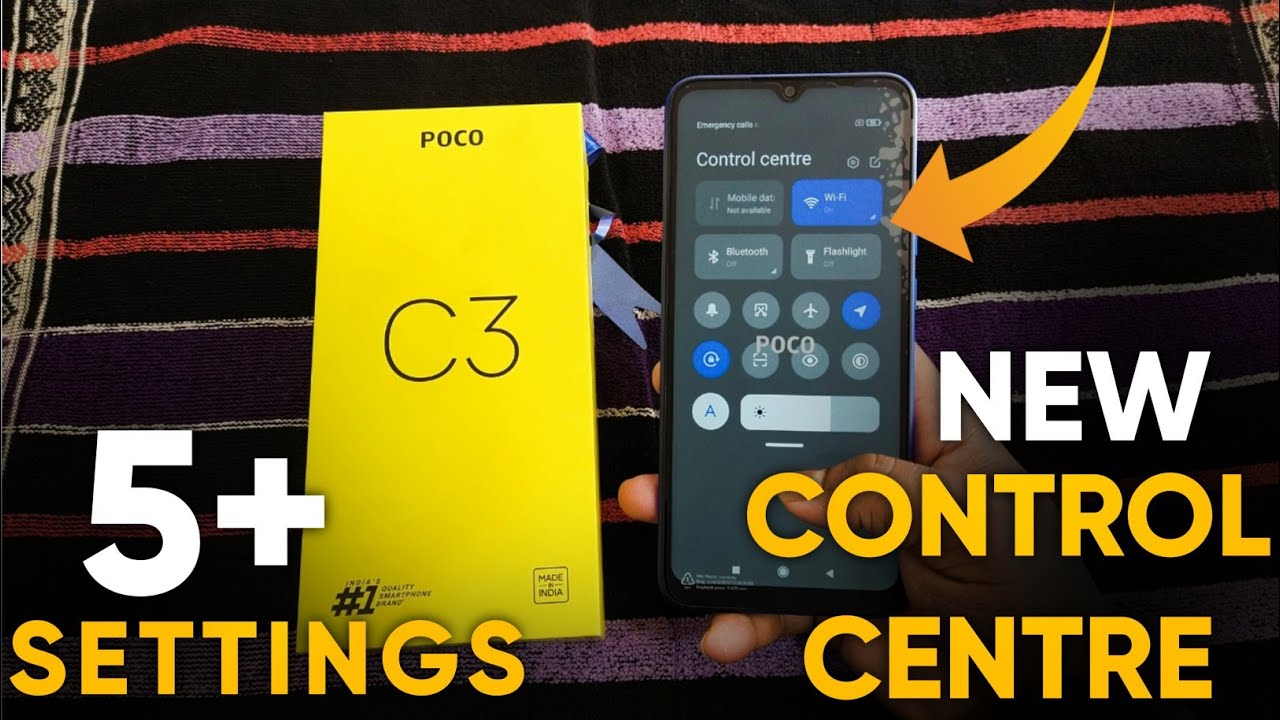 poco c3 top🔥  5 + hidden features  settings  in hindi ✅ !!