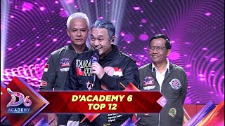 MIRIP BANGET!! Gilang Impersonate Ganjar Pranowo!! Semua Penonton Kaget | D'Academy 6