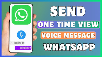 How To Send One Time Voice Message On WhatsApp | Send One Time View Voice Message WhatsApp
