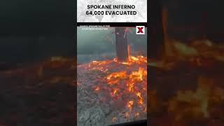 Washington Wildfire Crisis: 64,000 Forced To Flee Spokane Flames | NewsX World Washington Wildfire Crisis: 64,000 Forced To Flee Spokane Flames | NewsX World