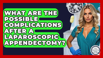 What Are The Possible Complications After A Laparoscopic Appendectomy? - The Operating Table