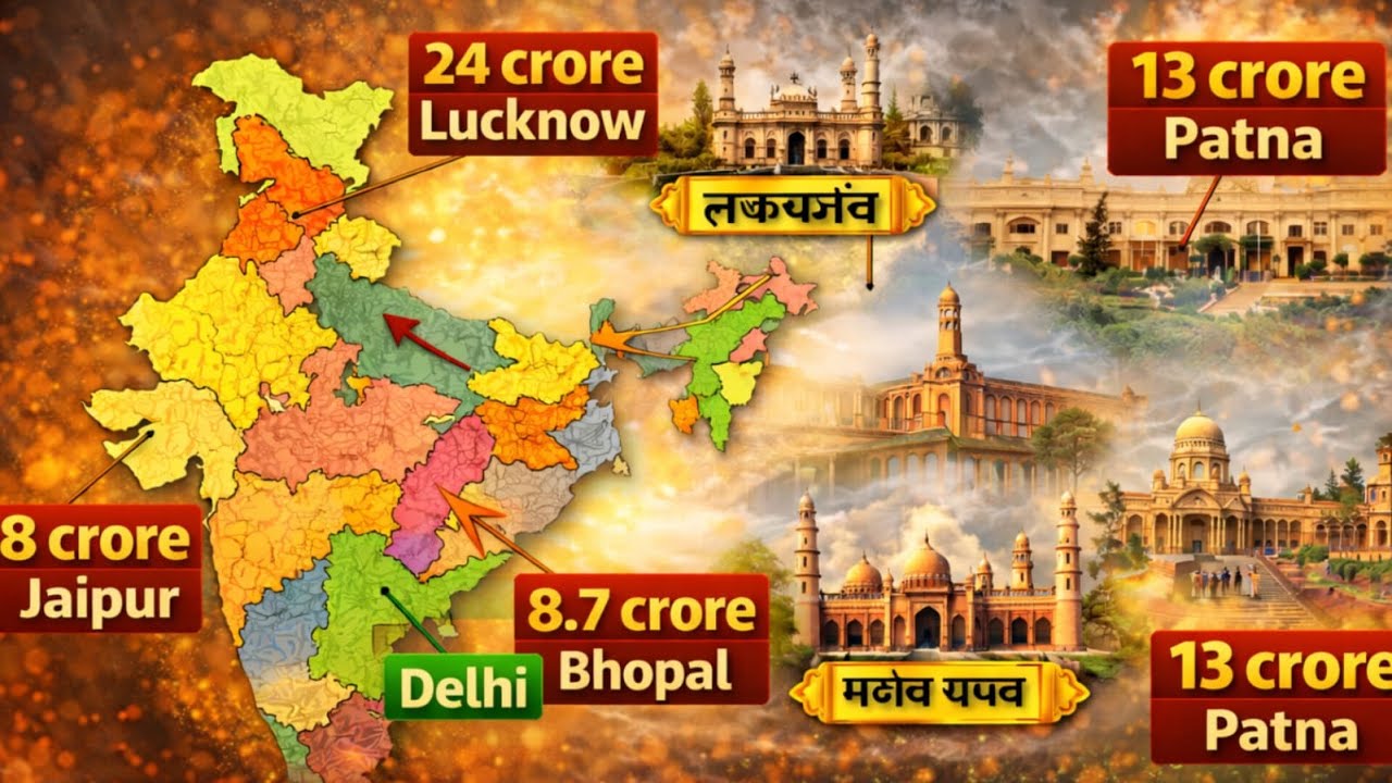 क्या आप जानते हैं कि किस राज्य की राजधानी है और कितनी जनसंख्या है? unbelievable video facts