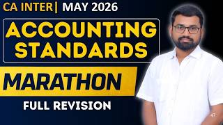 Accounting Standards Marathon | Advanced Accounting Marathon | CA Inter May 2026