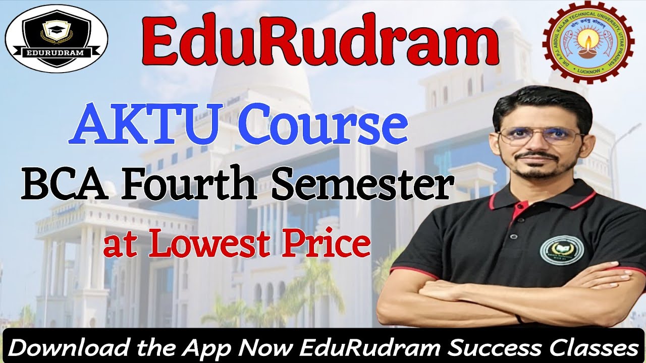 BCA 4th Semester Course Launch | AKTU BCA Second Year Complete Course 