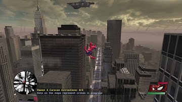 Spider-Man web of shadows, swinging through new York in under two minutes