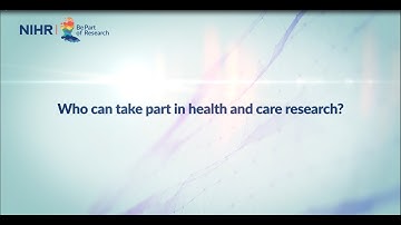 Who can take part in health and care research