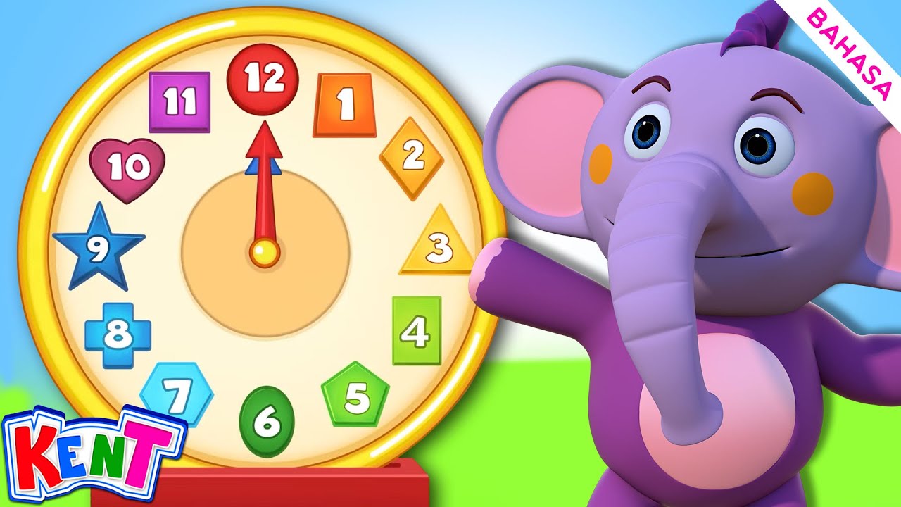 ⁣Pelajari Angka dan Bentuk | Video Pembelajaran | Belajar bersama Kent Si Gajah
